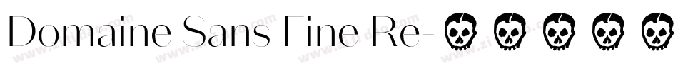 Domaine Sans Fine Re字体转换
